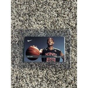 NIKE RARE 2003 LEBRON JAMES ROOKIE YEAR GIFT CARD